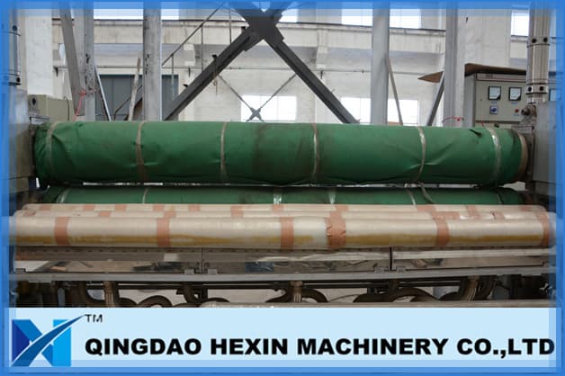 rolling machine for glass processing